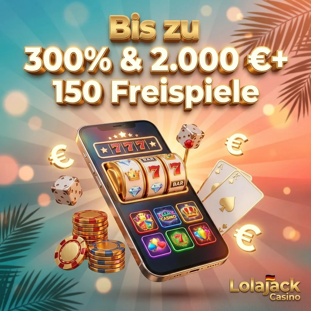 Bis zu 300% & 2.000 €+ 150 Freispiele