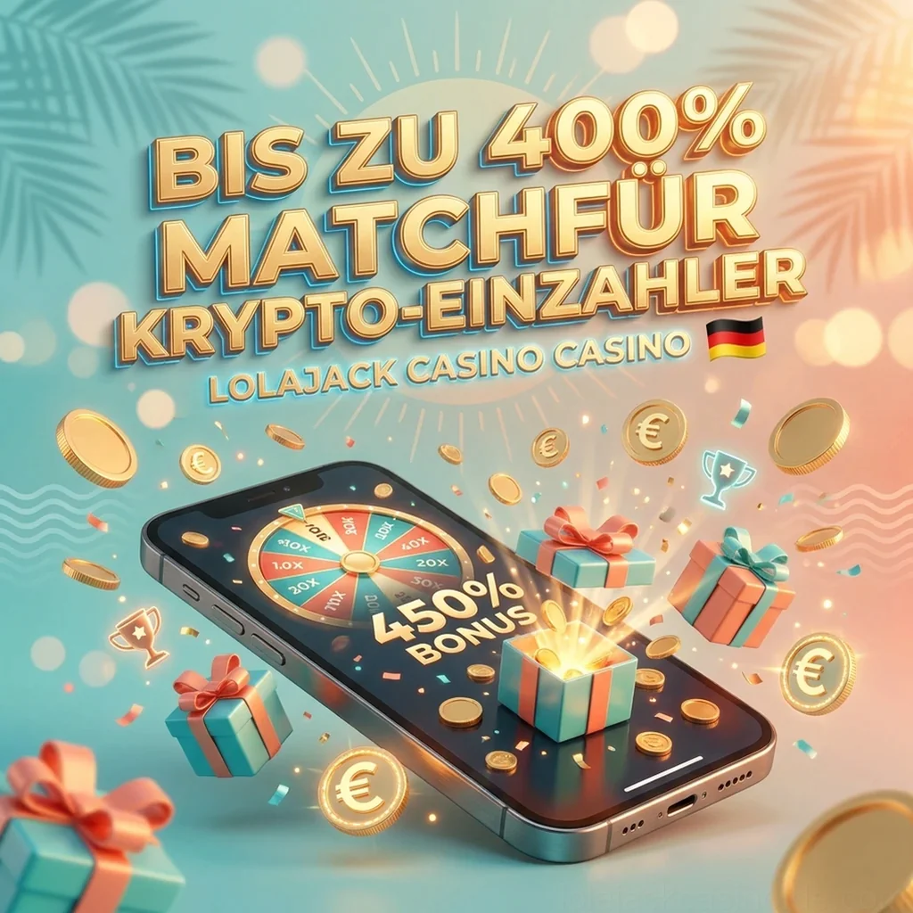 Bis zu 400% Matchfür Krypto-Einzahler